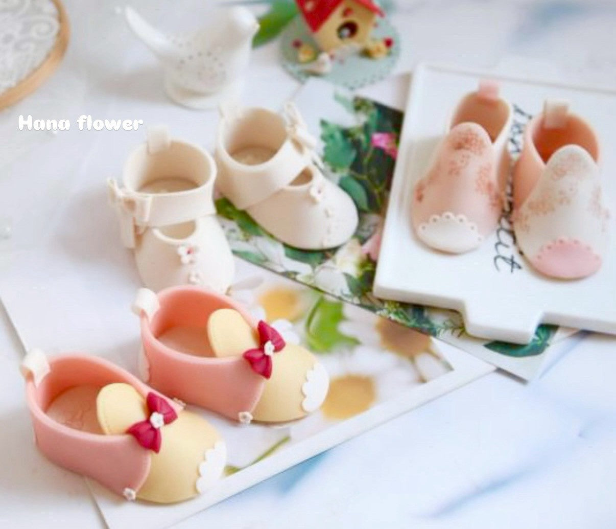 1day baby shoues cake